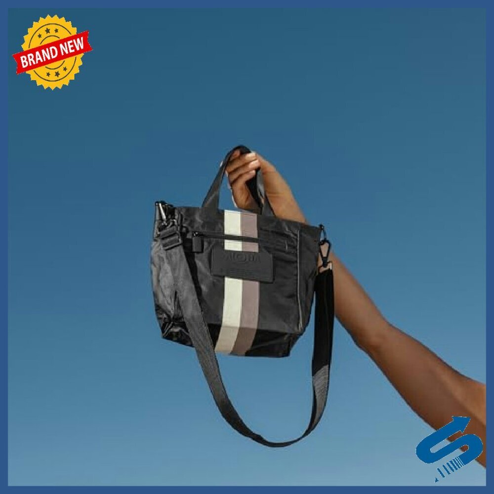 Splash-Proof Crossbody Bag with Zip Closure, Lightweight Mini Tote for Travel - Picture 6 of 8